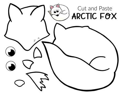 Arctic Fox Printable
